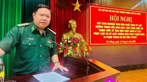 Hội nghị rút kinh nghiệm chấp hành kỷ luật trong Bộ đội Biên phòng TP Đà Nẵng