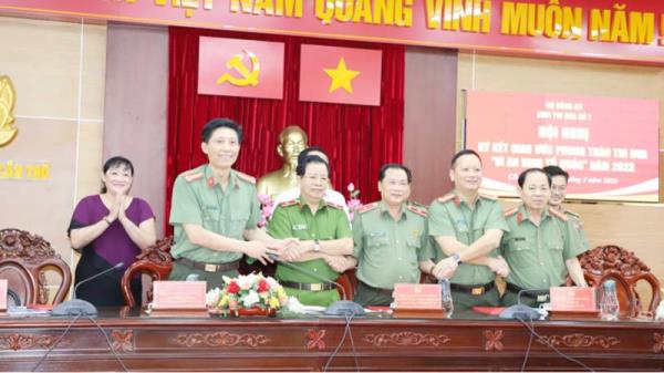 Cụm thi đua số 1 Bộ Công an ký giao ước thi đua năm 2023
