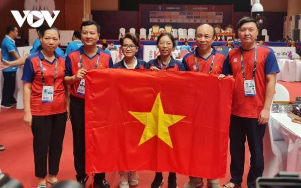 Việt Nam giành tấm HCV đầu tiên tại SEA Games 32