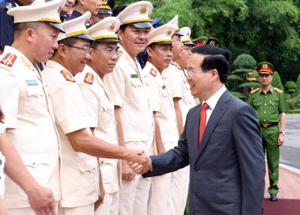 Chủ tịch nước Võ Văn Thưởng gặp mặt các điển hình tiên tiến trong phòng, chống ma túy