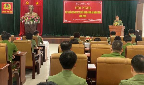 Tập huấn công tác tuyển sinh CAND năm 2023