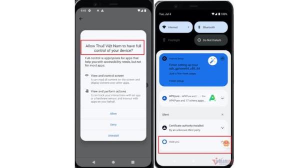 Mất tiền tỷ vì cài ứng dụng giả mạo phần mềm của Chính phủ, Tổng cục Thuế