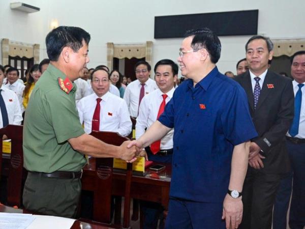 Chủ tịch Quốc hội Vương Đình Huệ dự khai mạc và phát biểu chỉ đạo tại Kỳ họp thứ 18 HĐND tỉnh Quảng Trị khóa VIII