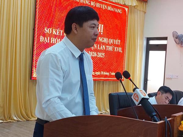 Huyện ủy Hòa Vang sơ kết giữa nhiệm kỳ thực hiện Nghị quyết Đảng bộ huyện 2020-2025