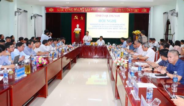 Quảng Nam quyết liệt đẩy nhanh tiến độ thực hiện Dự án cải tạo, nâng cấp QL14E