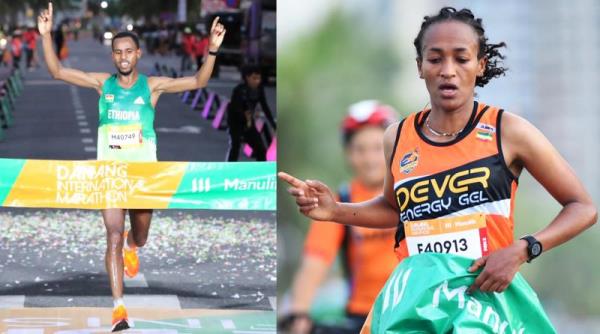 2 VĐV người Ethiopia vô địch Cuộc thi Marathon Quốc tế Đà Nẵng 2023