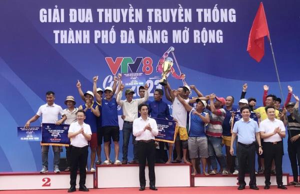 Các đội đua Quảng Nam áp đảo tại  Giải đua thuyền truyền thống Đà Nẵng mở rộng – Cúp VTV8 năm 2023