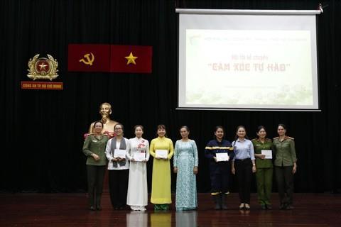 Xúc động Hội thi kể chuyện Cảm xúc tự hào của Hội Phụ nữ Công an TPHCM