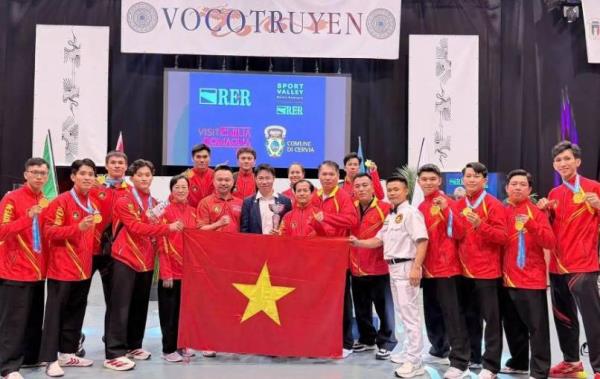 Việt Nam xếp thứ nhất toàn đoàn tại Giải vô địch trẻ thế giới võ cổ truyền 2026
