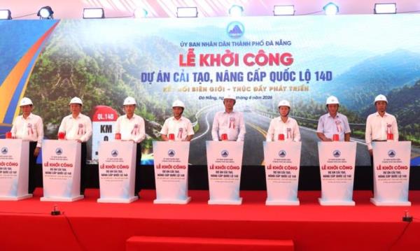 Khởi công Dự án Cải tạo, nâng cấp QL14D, mở động lực phát triển vùng biên Đà Nẵng