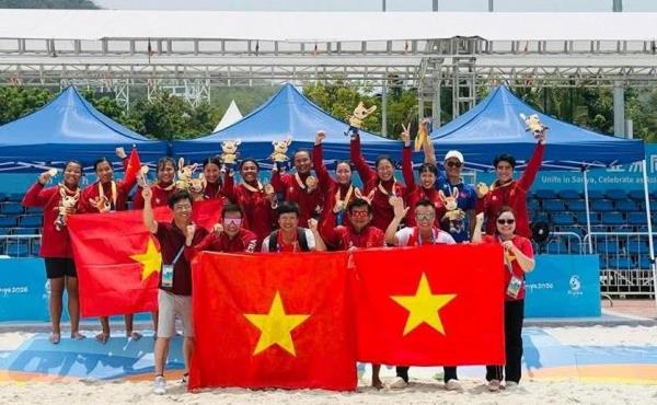 Tuyển bóng ném nữ Việt Nam vô địch