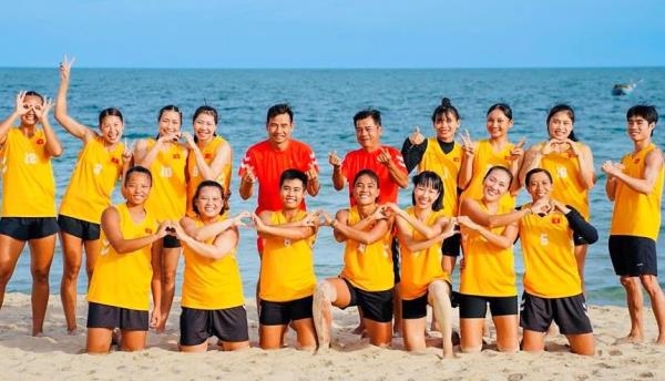 Bóng ném bãi biển nữ Việt Nam chuẩn bị dự Giải vô địch thế giới 2026