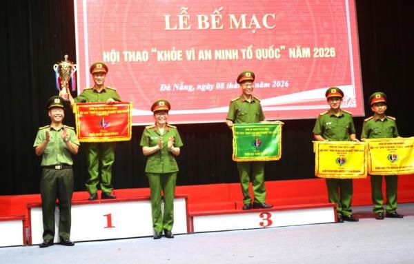 Hội thao Khỏe vì an ninh Tổ quốc góp phần xây dựng lực lượng CAND ngày càng vững mạnh