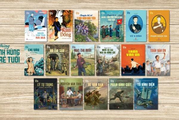 Bộ sách tri ân những bậc anh hùng trẻ tuổi đất Việt