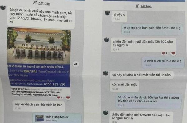 Cảnh giác thủ đoạn lừa đảo nhờ đặt tiệc