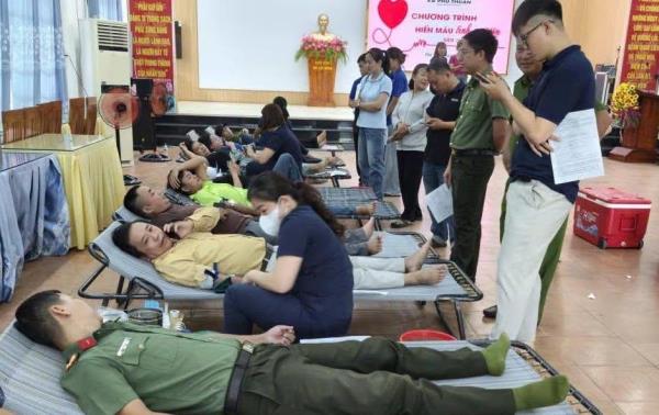 Tiếp nhận 139 đơn vị máu tại Ngày hội Hiến máu tình nguyện