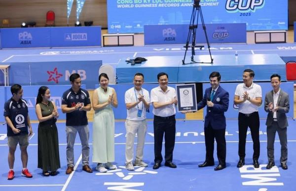 PPA Tour Asia - MB Vietnam Cup 2025 chính thức được lập kỷ lục Guinness