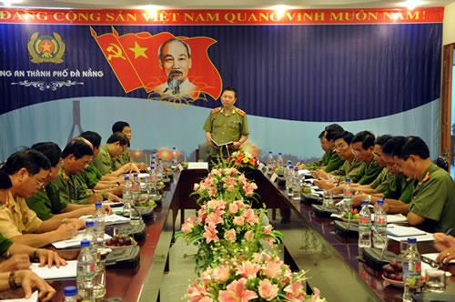 Đà Nẵng: Trung tướng Tô Lâm –Thứ trưởng Bộ Công an thăm và làm việc tại CATP Đà Nẵng