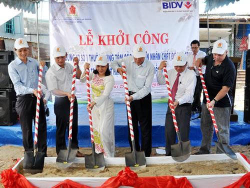 Khởi công cơ sở 1 Trung tâm Bảo trợ Nạn nhân chất độc da cam và trẻ em bất hạnh TP Đà Nẵng