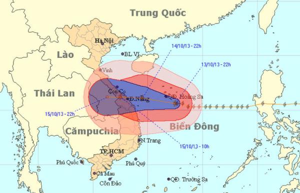 Miền Trung ứng phó với bão số 11