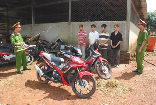 Báo động nạn trộm cắp xe máy