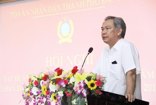 Tập huấn nghiệp vụ Thẩm phán và Hội thẩm TAND 2 cấp