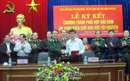 Tăng cường phối hợp đảm bảo an ninh biên giới khu vực Tây Nguyên
