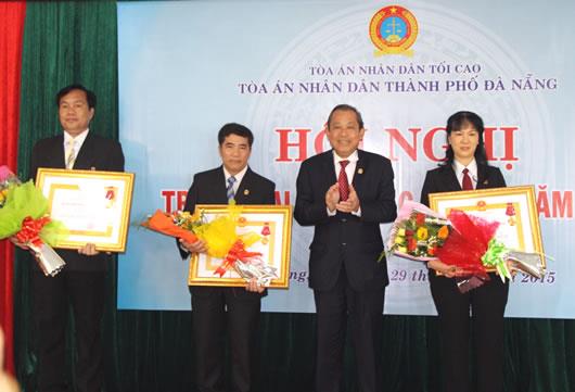 TAND 2 cấp TP Đà Nẵng giải quyết vượt chỉ tiêu các loại án thụ lý
