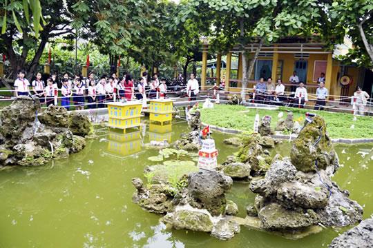 Học sinh hứng thú với mô hình giáo dục biển đảo