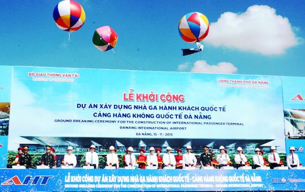 Khởi công dự án Nhà ga hành khách quốc tế Cảng Hàng không quốc tế Đà Nẵng