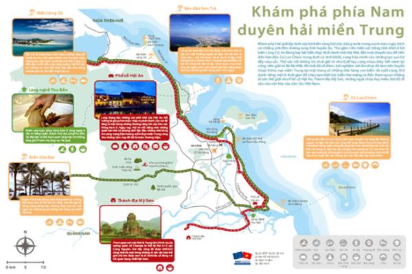 Ra mắt bản đồ sản phẩm du lịch vùng duyên hải miền Trung