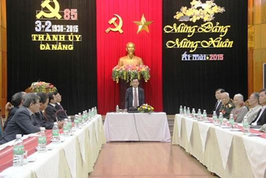 Lãnh đạo TP Đà Nẵng gặp gỡ, thăm, chúc Tết