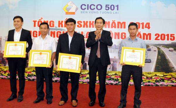 Cty CP Xây dựng Đầu tư 501: Hoàn thành nhiều dự án lớn trong năm 2015