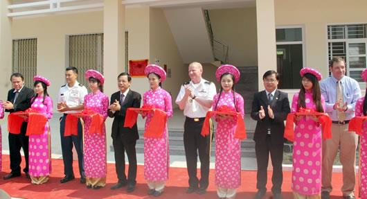 Khánh thành công trình Phòng, chống thiên tai do Hoa Kỳ tài trợ