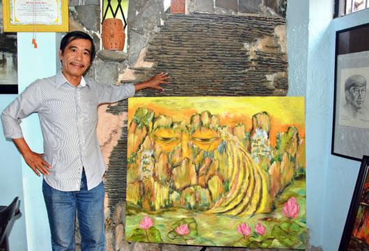 Hội tụ hàng chục tác phẩm mỹ thuật đặc sắc tại Lễ hội Quán Thế Âm 2015