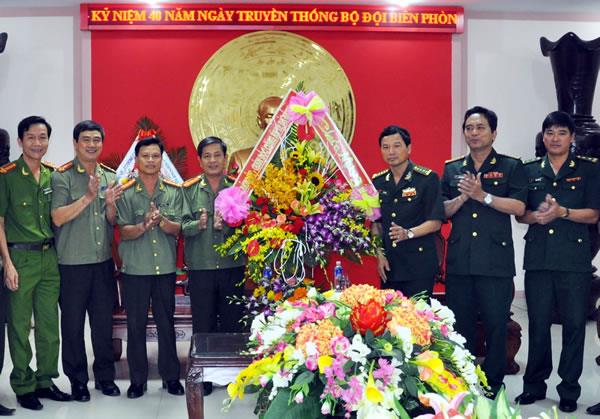 Lãnh đạo CATP Đà Nẵng thăm, chúc mừng BĐBP TP