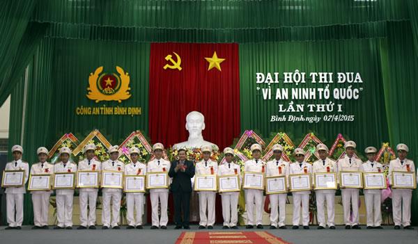 Đại hội thi đua Vì An ninh Tổ quốc CA tỉnh Bình Định lần thứ I năm 2015