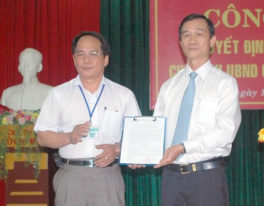 Ông Nguyễn Văn Tĩnh được bổ nhiệm Chủ tịch UBND Q. Thanh Khê