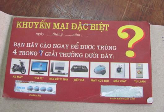 Khám sức khỏe được cào trúng thưởng