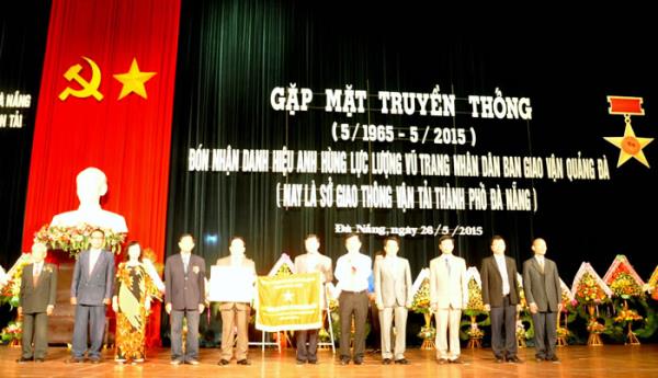 Ban Giao vận Quảng Đà đón nhận danh hiệu Anh hùng LLVTND