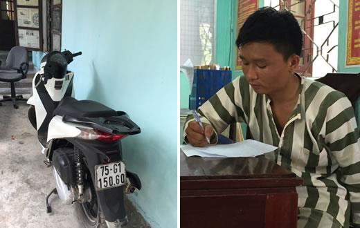 Lộ diện đường dây trộm xe SH ở Huế và Đà Nẵng