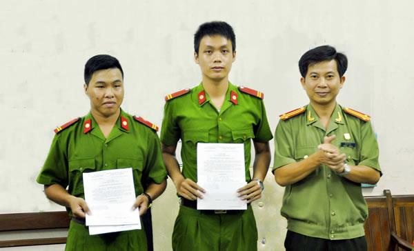 Gặp mặt chiến sĩ CAND trúng tuyển Đại học