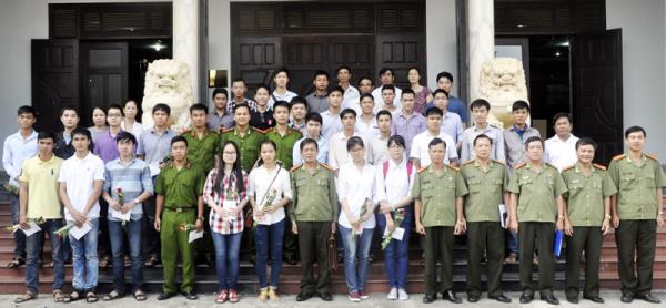 Hoạt động của lãnh đạo công an thành phố