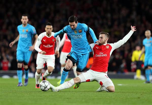 Lượt về vòng 1/8 UEFA Champions League: Không có cửa cho Arsenal