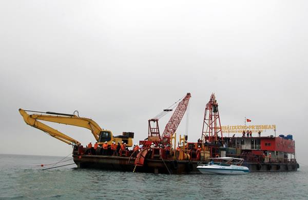 Thị sát Dự án cấp điện lưới quốc gia cho Cù Lao Chàm