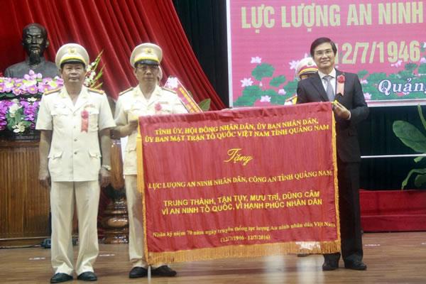 CA Quảng Nam tổ chức lễ kỷ niệm 70 năm Ngày truyền thống lực lượng ANND Việt Nam