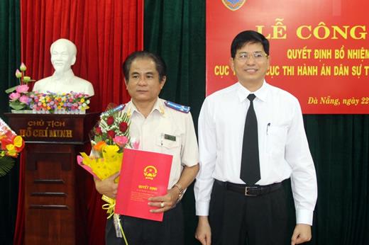 Bổ nhiệm Cục trưởng Cục Thi hành án dân sự TP Đà Nẵng