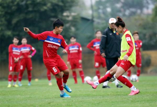 Tuyển nữ Việt Nam sẵn sàng cho vòng loại Asian Cup 2018