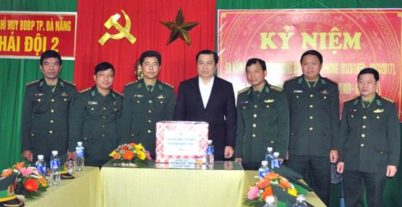 Lãnh đạo thành phố chúc mừng Ngày truyền thống BĐBP
