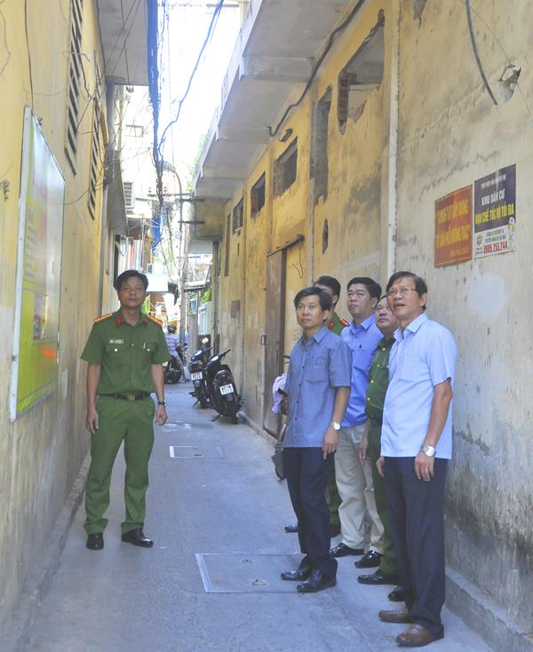 Hải Châu kiểm tra việc lắp đặt, sử dụng hệ thống camera an ninh